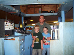 DJ Booth at Broadway Skateland